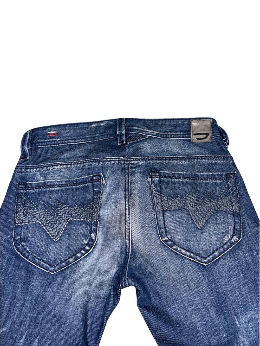 Fits 30x33 DIESEL Zathan 73J 0073J Distressed Denim Jeans Archive Grail 90s Y2K